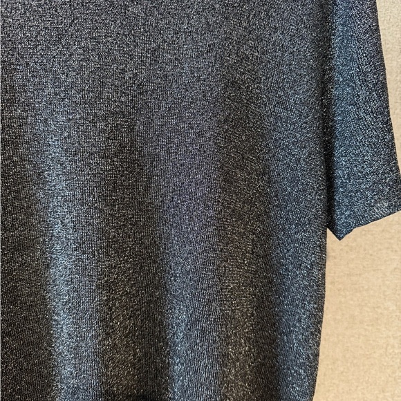 CeCe Women's Gray sparkly Top - Picture 2 of 4